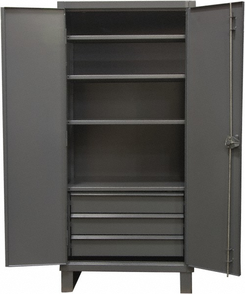 Durham 4 Shelf Locking Storage 69956480 MSC Industrial Supply