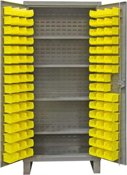 Durham HDC48-120-4S95 Bin Storage Cabinet: 48" Wide, 24" Deep, 78" High 