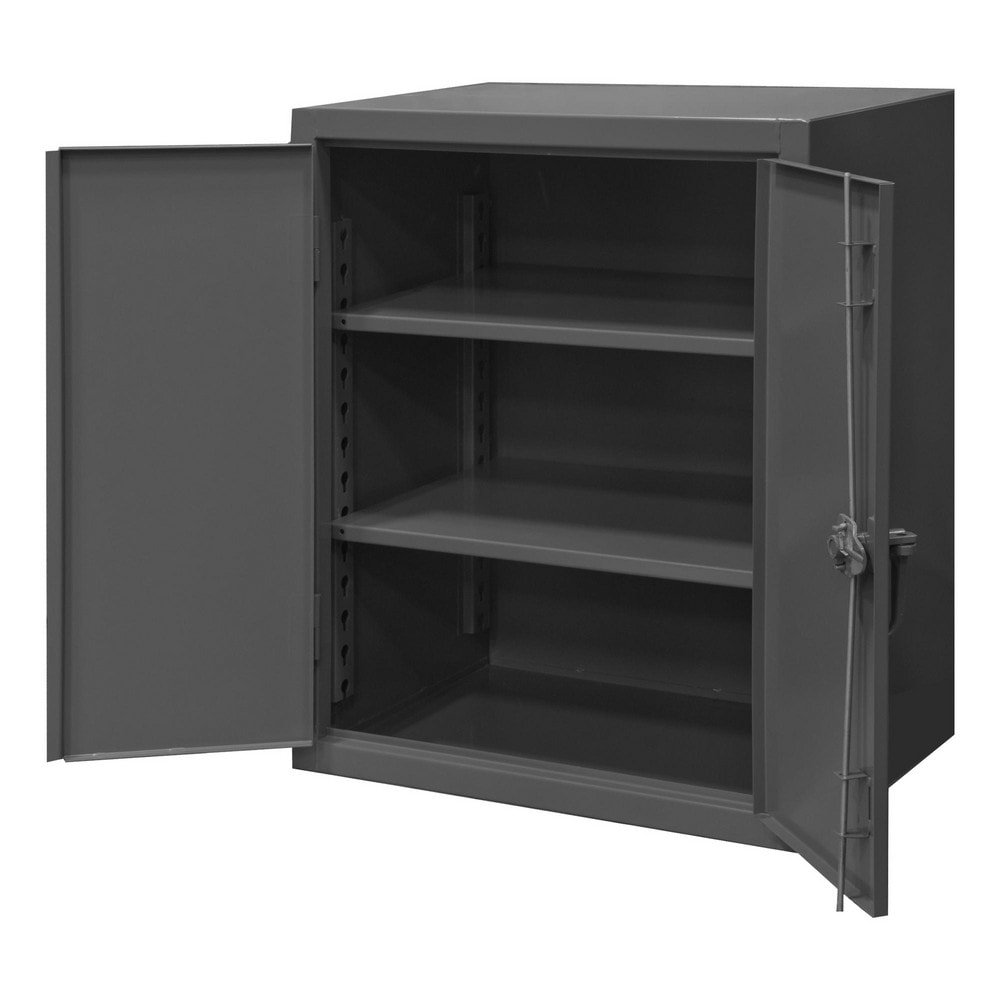 Locking Counter Height Storage Cabinet