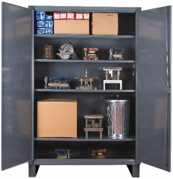 Durham 4 Shelf Locking Storage 51183267 MSC Industrial Supply