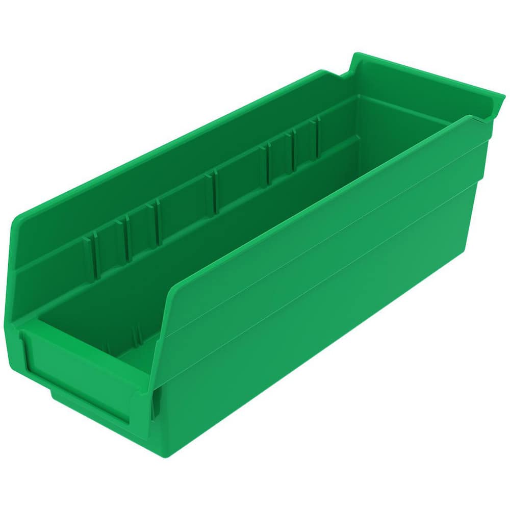 AKRO-MILS 30120green Plastic Hopper Shelf Bin: Green 