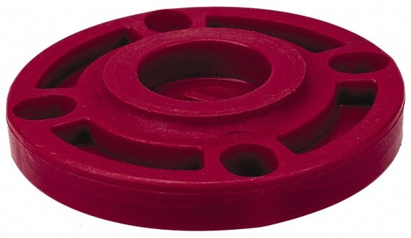 2" Pipe, 6" OD, PVDF Blind Pipe Flange