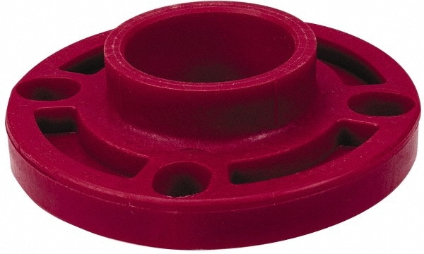 2" Pipe, 6" OD, PVDF Socket Pipe Flange