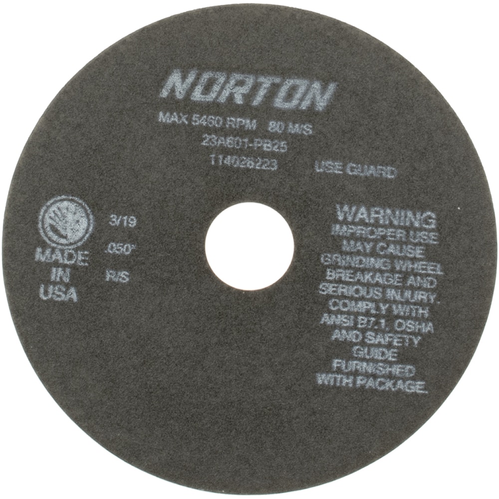 Norton 66252938724 Cut-Off Wheel: 7" Dia, 1-1/4" Hole, Aluminum Oxide Image