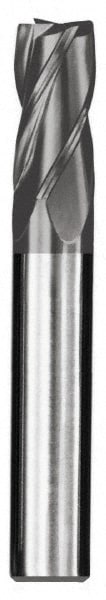 SGS 30027 Square End Mill: 7/8 Dia, 1-1/2 LOC, 7/8 Shank Dia, 4 OAL, 4 Flutes, Solid Carbide Image