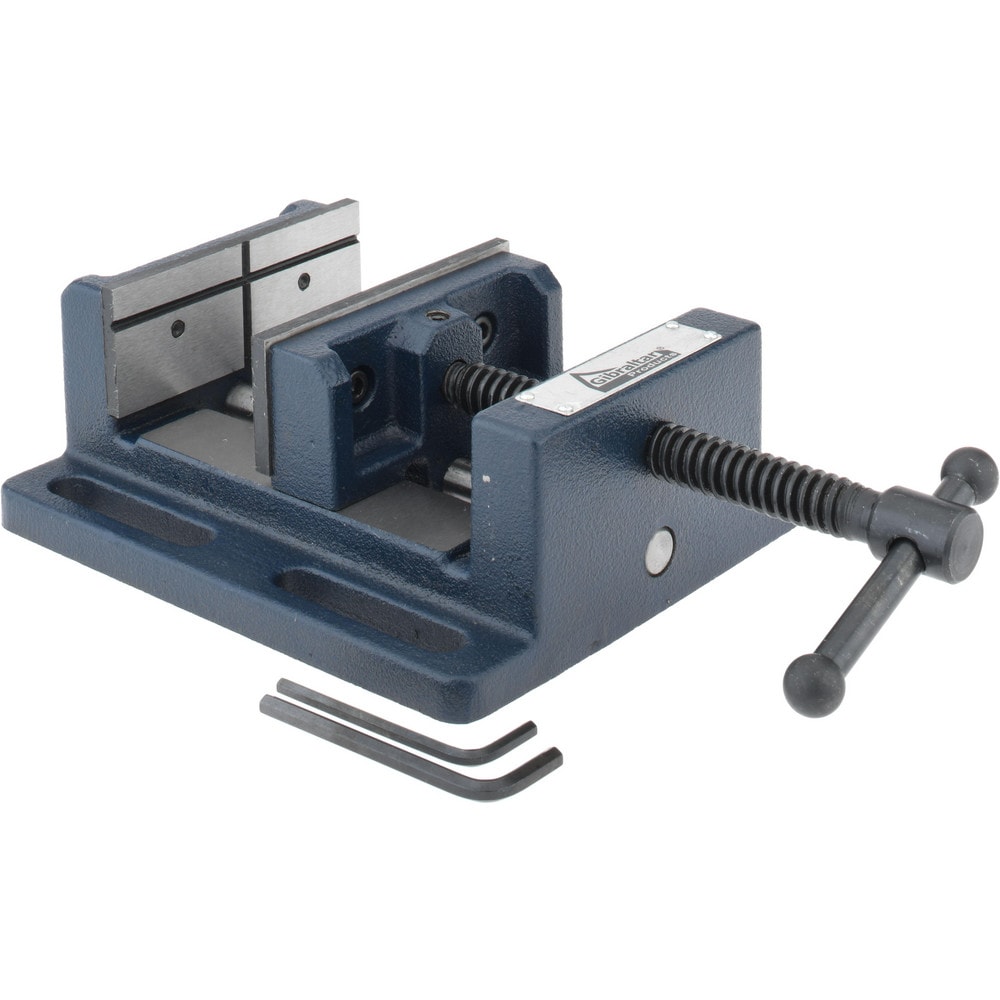 Gibraltar 428-84622 4" Jaw Opening Capacity x 1-1/2" Throat Depth, Horizontal Drill Press Vise Image