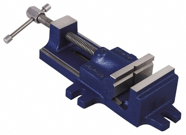 Gibraltar G-112402 4" Jaw Opening Capacity x 1-1/2" Throat Depth, Horizontal Drill Press Vise Image