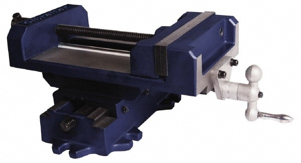 Gibraltar 428-83162 6" Jaw Opening Capacity x 2" Throat Depth, Horizontal Drill Press Vise 