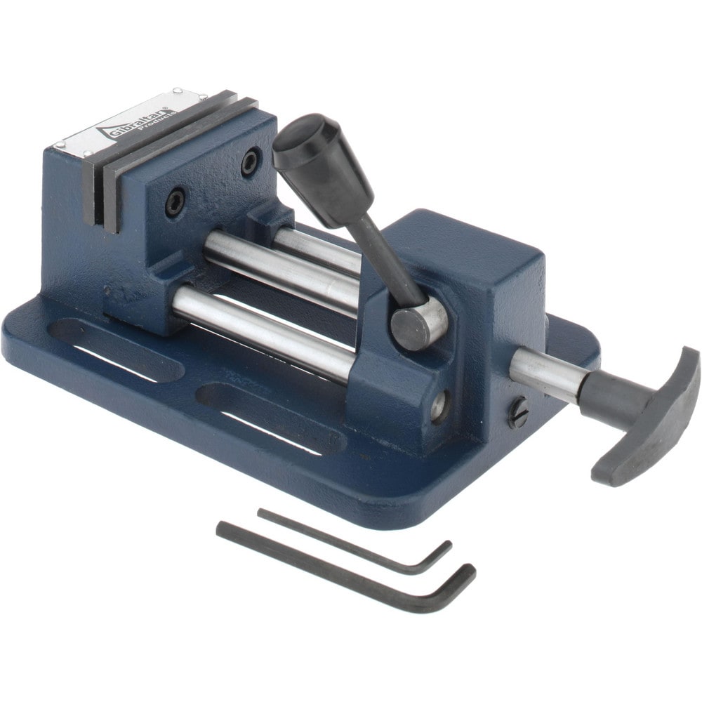 Gibraltar 428-85032 3" Jaw Opening Capacity x 1-1/16" Throat Depth, Horizontal Drill Press Vise Image