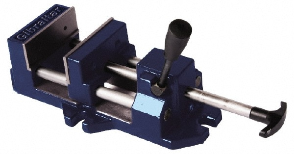 Gibraltar 428-85042 4" Jaw Opening Capacity x 1-3/8" Throat Depth, Horizontal Drill Press Vise Image