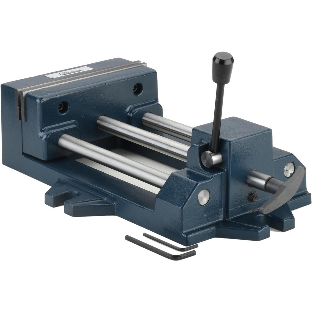 Gibraltar 428-85082 8" Jaw Opening Capacity x 1-5/8" Throat Depth, Horizontal Drill Press Vise Image