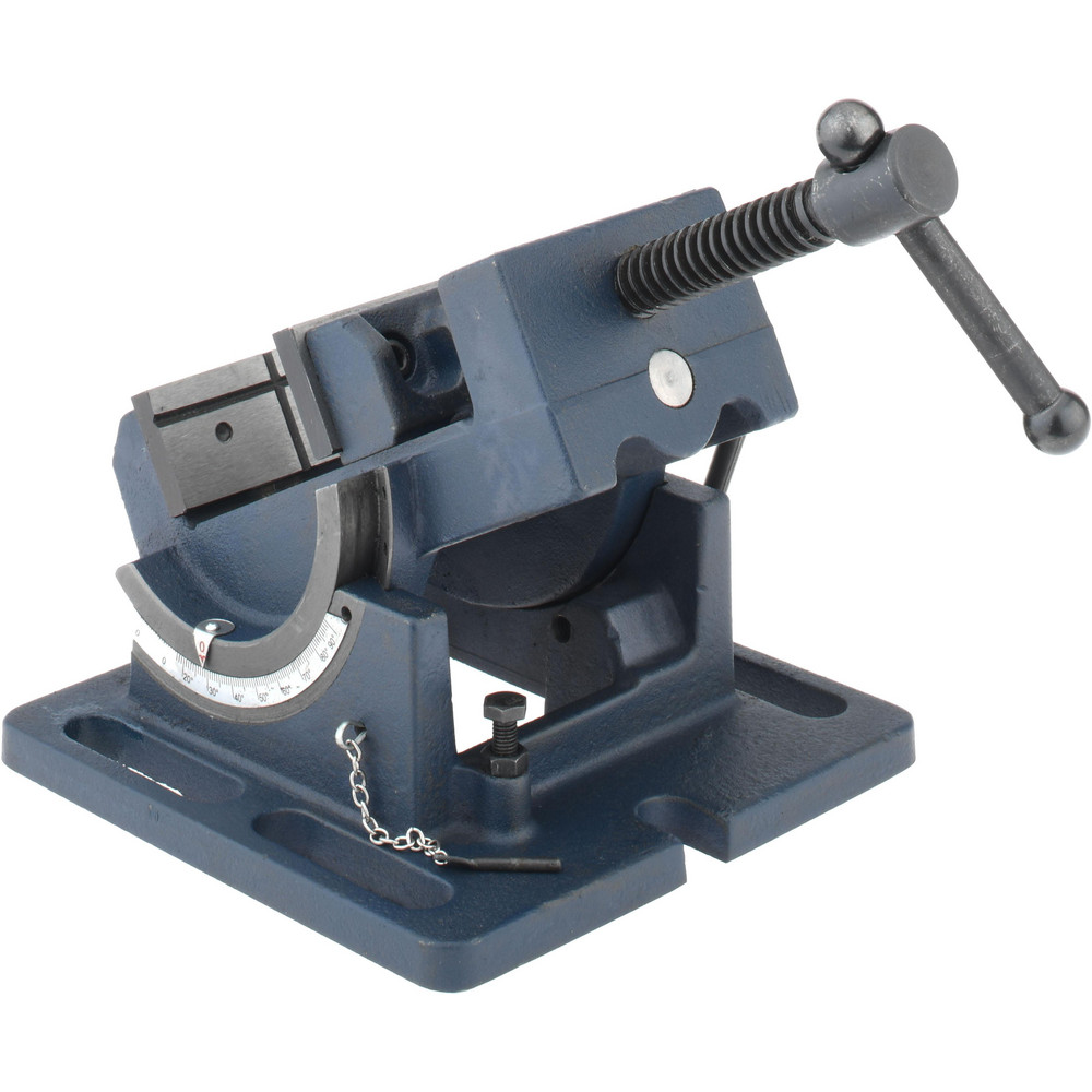 Gibraltar Machine Vise 3" Jaw Width, 3" Jaw Opening, Angle