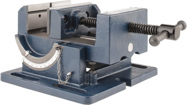 Gibraltar 428-72032 Machine Vise: 4" Jaw Width, 4" Jaw Opening, Angle, Stationary Base Image