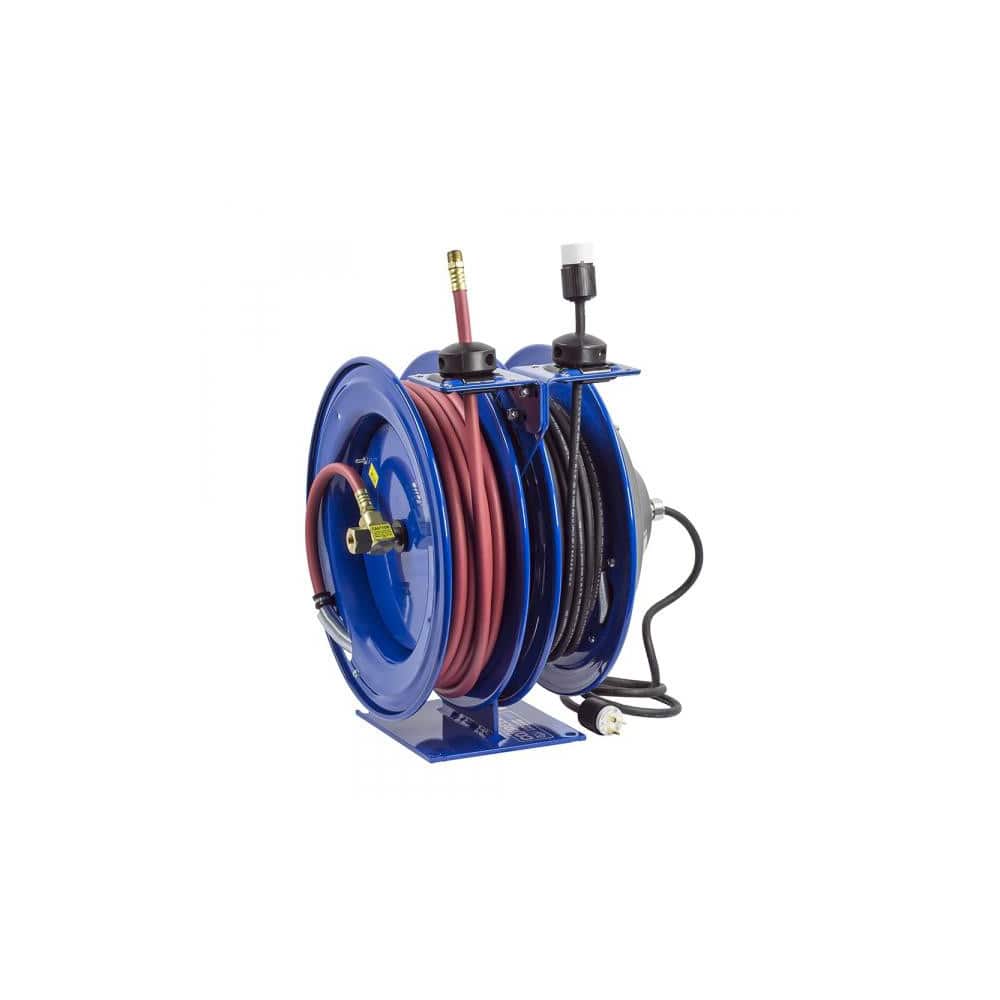 CoxReels - Hose Reel with Hose: 3/8″ ID Hose x 50', Spring Retractable -  91913020 - MSC Industrial Supply