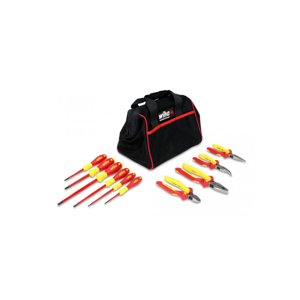 Wiha 32892 Combination Hand Tool Set: 10 Pc, Insulated Tool Set Image