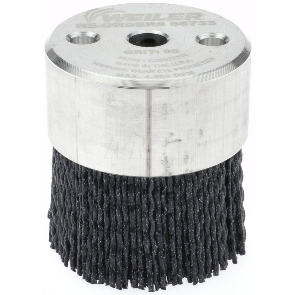 Weiler 85733 2" 80 Grit Ceramic Crimped Disc Brush 