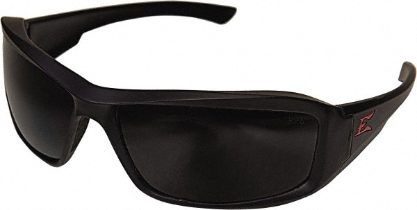 Safety Glass: Scratch-Resistant, Polycarbonate, Smoke Lenses, Full-Framed, UV Protection