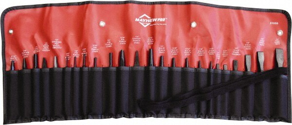24 Piece Punch & Chisel Set