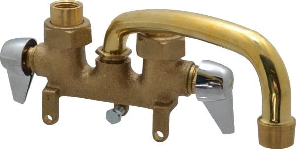 B&K Mueller 125-001 Standard, Two Handle Design, Brass, Clamp, Laundry Faucet 
