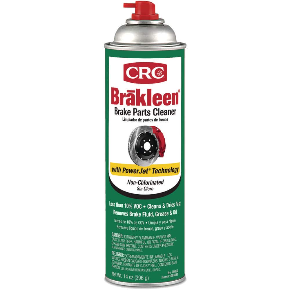 Brake Parts Cleaner: 14 oz, Aerosol Can