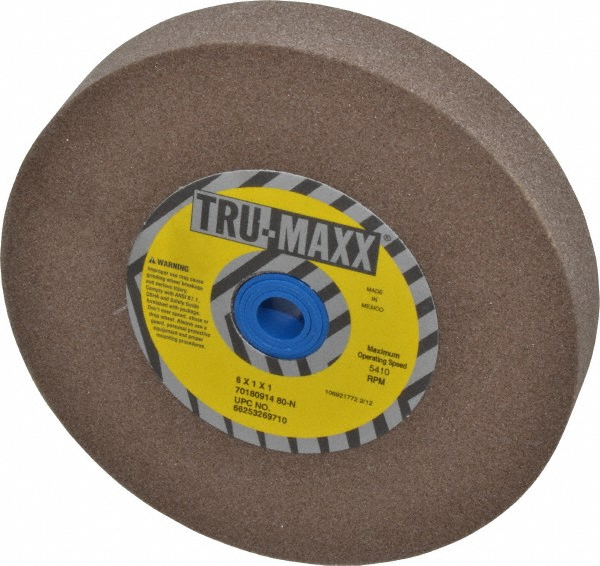Tru Maxx 80 Grit Aluminum Oxide Bench Pedestal Grinding Wheel tru-maxx-80-grit-aluminum-oxide-bench-pedestal-grinding-wheel