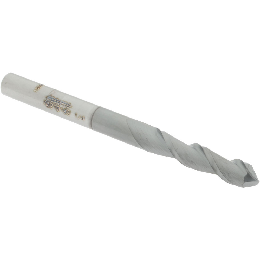 Accupro 12179135 Ball End Mill: 0.25" Dia, 1.125" LOC, 2 Flute, Solid Carbide 