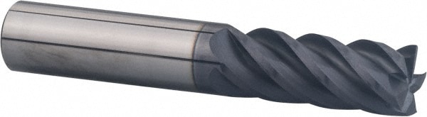 Accupro 12179389 Corner Radius End Mill: 3/4" Dia, 1-5/8" LOC, 0.06" Radius, 5 Flutes, Solid Carbide 