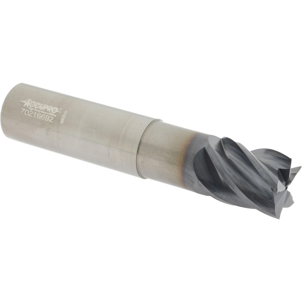 95168624 Square End Mill: 1" Dia, 1-1/4" LOC, 5 Flutes, Solid Carbide  