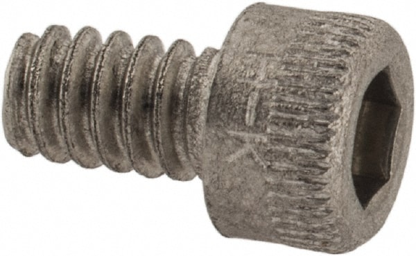 Holo-Krome 780110019 Hex Head Cap Screw: #4-40 x 3/16", Grade 18-8 Stainless Steel, Uncoated Image