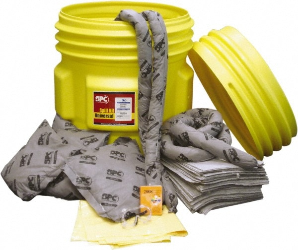 Brady SPC Sorbents SKH65 Chemical Neutralizer & Absorbent Spill Kit 