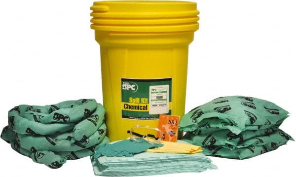 Brady SPC Sorbents SKH30 Chemical Neutralizer & Absorbent Spill Kit 