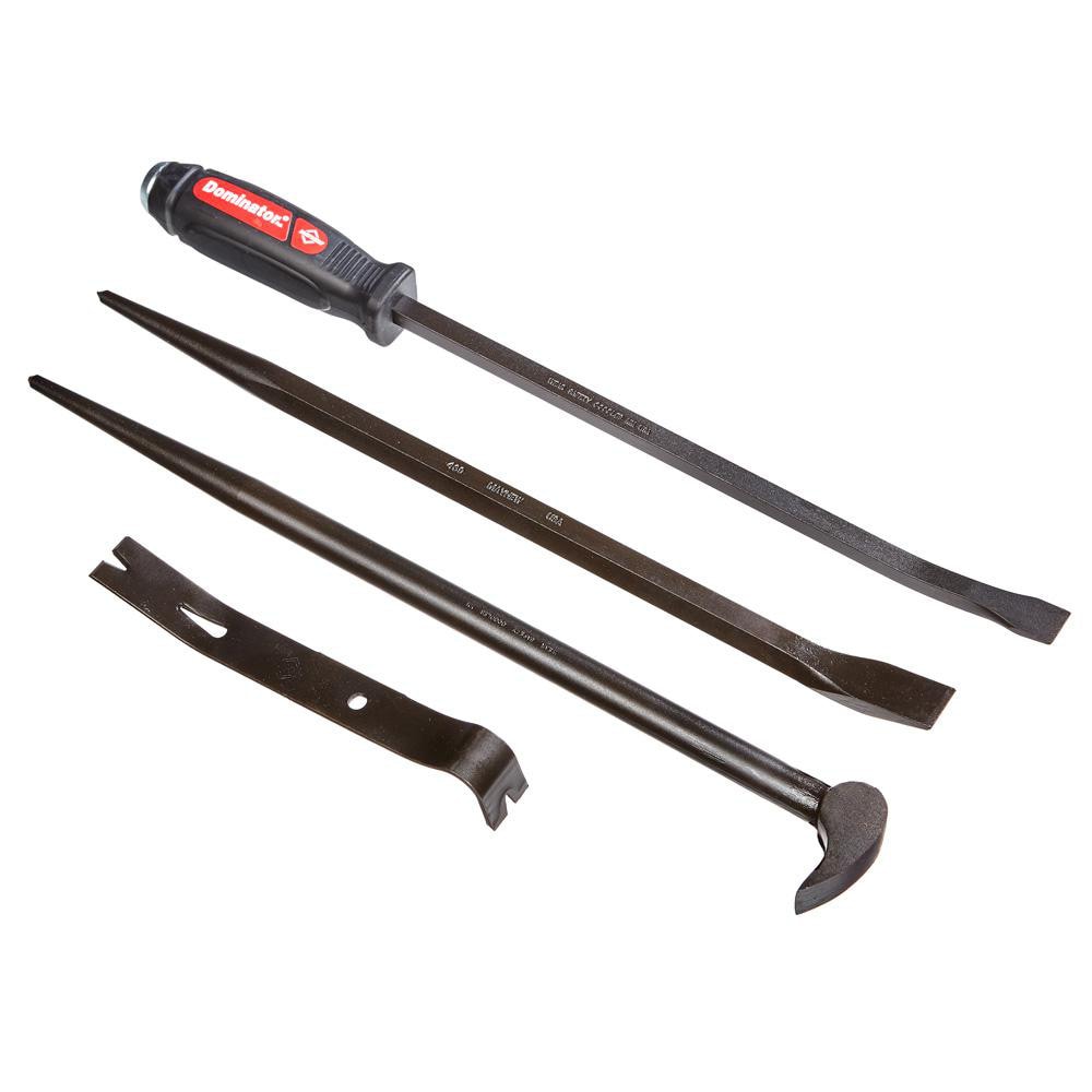 4 Piece Utility Pry Bar Set