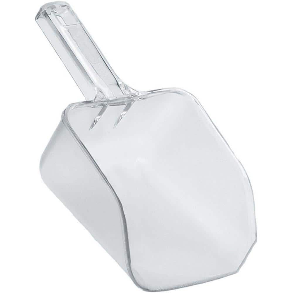 32 oz Clear Polycarbonate Flat Bottom Scoop