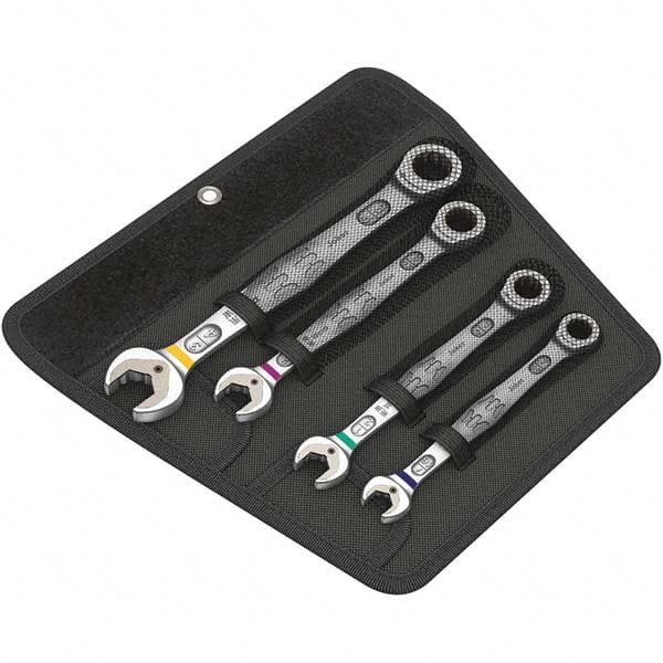Wera 5073295001 Combination Wrench Set: 4 Pc, Inch 
