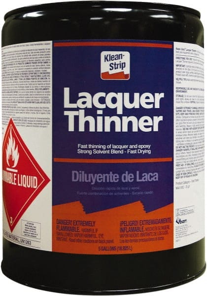 Klean Strip GKGL75008 Lacquer Thinner, Liquid, Water Whit