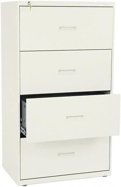 Basyx 30 Wide X 53 1 4 High X 19 1 4 Deep 4 Drawer Lateral File