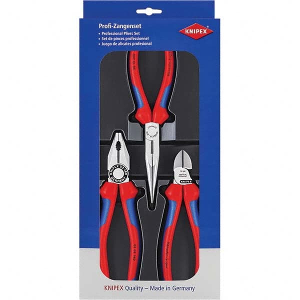 Knipex - Plier Set: 3 Pc, Pipe Wrench & Water Pump Pliers - 73426348 - MSC  Industrial Supply