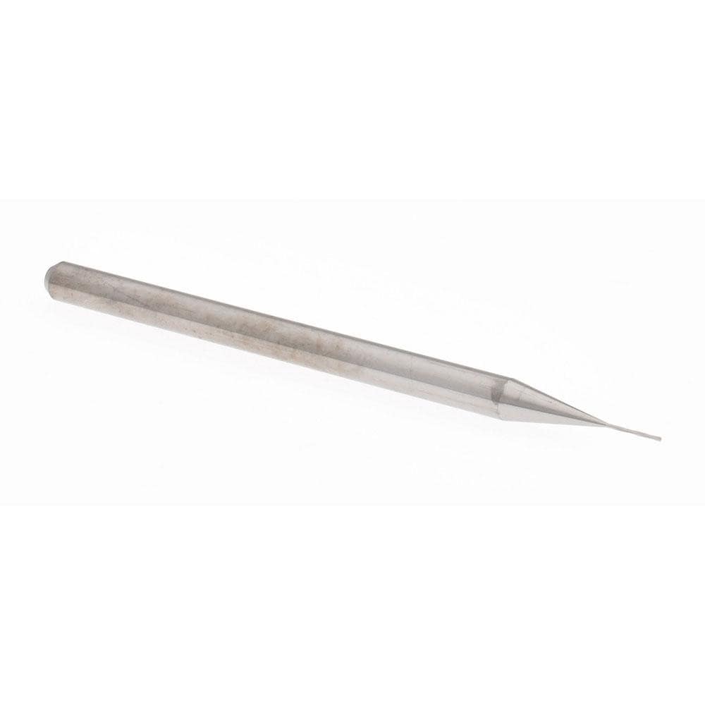 Hertel MR34-0130.079 Chucking Reamer: 0.33 mm Dia, 50 mm OAL, 2 mm Flute Length, Spiral Flute, Straight Shank, Solid Carbide Image