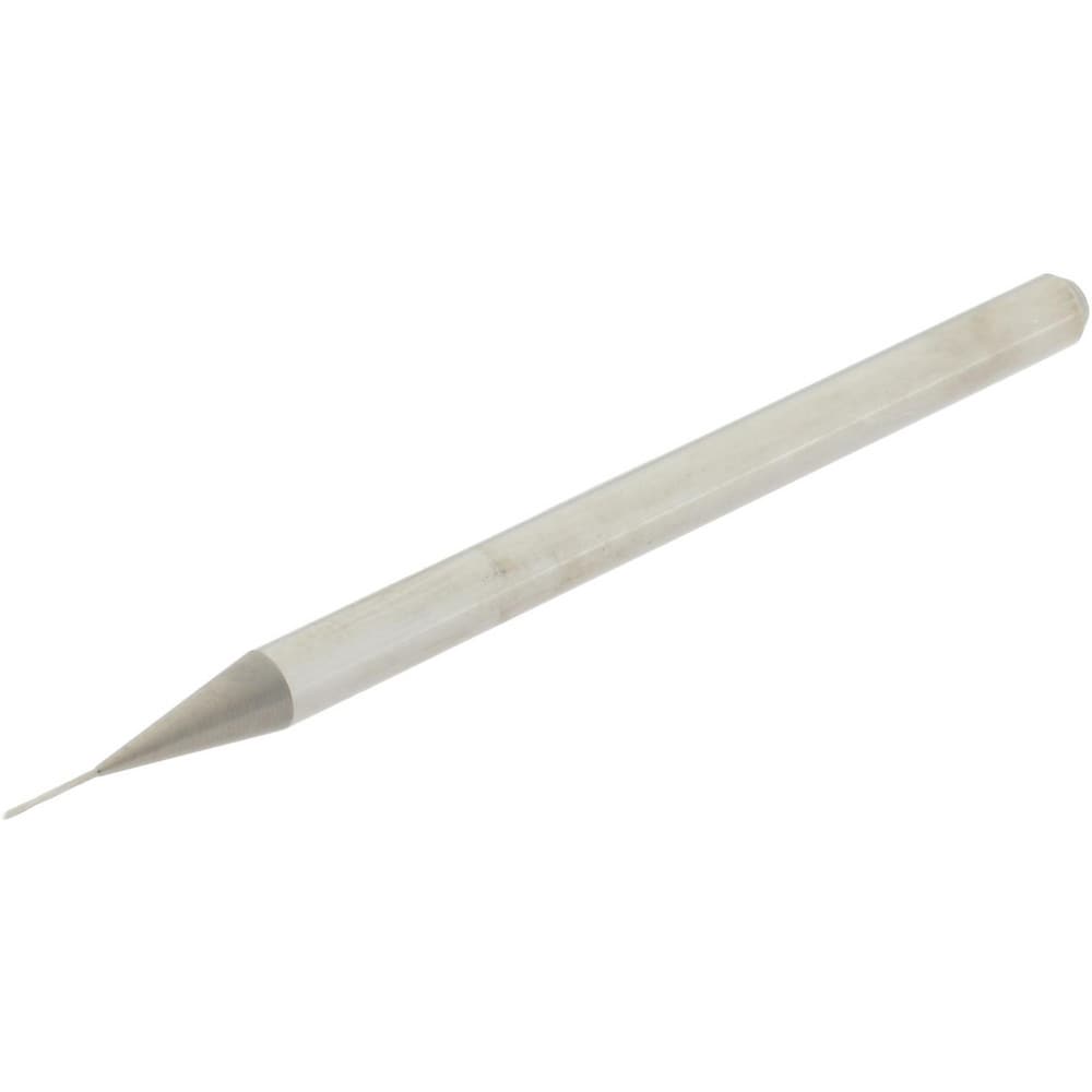 Hertel MR34-0126.079 Chucking Reamer: 0.0126" Dia, 1.9685" OAL, 0.1575" Flute Length, Straight Shank, Solid Carbide Image