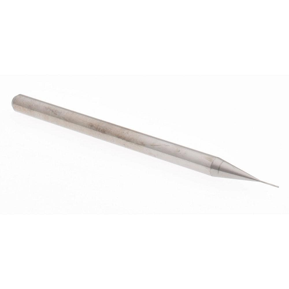 Hertel MR34-0106.059 Chucking Reamer: 0.27 mm Dia, 50 mm OAL, 1.5 mm Flute Length, Spiral Flute, Straight Shank, Solid Carbide Image