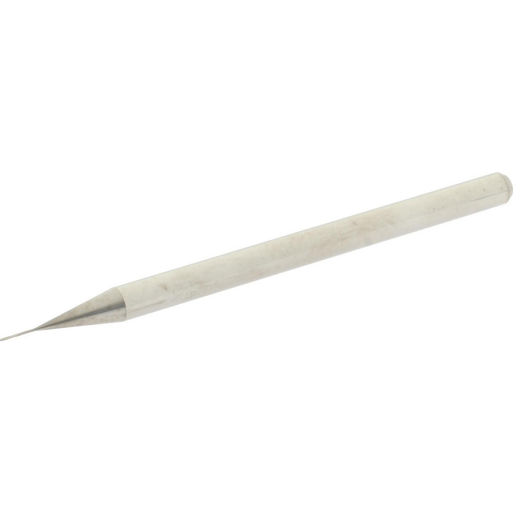 Hertel MR34-0102.059 Chucking Reamer: 0.26 mm Dia, 50 mm OAL, 1.5 mm Flute Length, Spiral Flute, Straight Shank, Solid Carbide Image