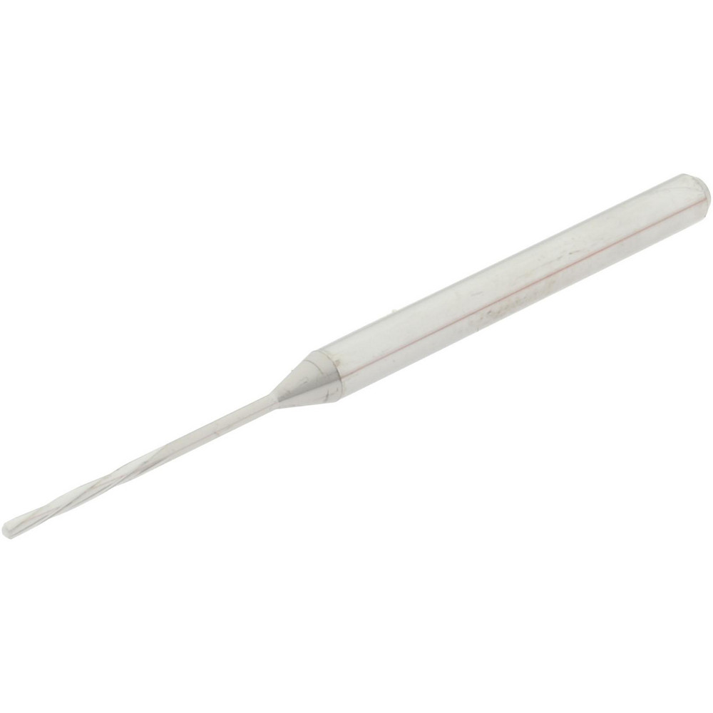 Hertel MR34-0370.281 Chucking Reamer: 0.037" Dia, 1.9685" OAL, 0.7087" Flute Length, Straight Shank, Solid Carbide Image