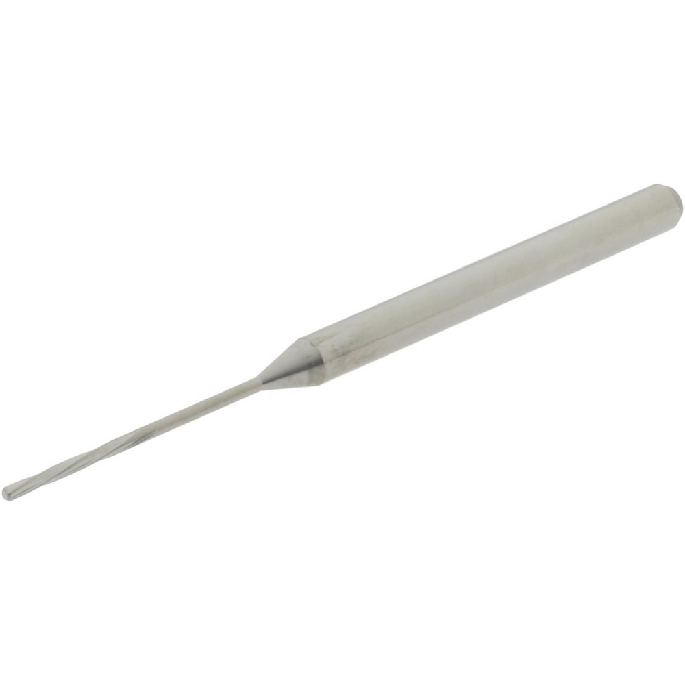 Hertel MR34-0346.281 Chucking Reamer: 0.0346" Dia, 1.9685" OAL, 0.7087" Flute Length, Straight Shank, Solid Carbide Image