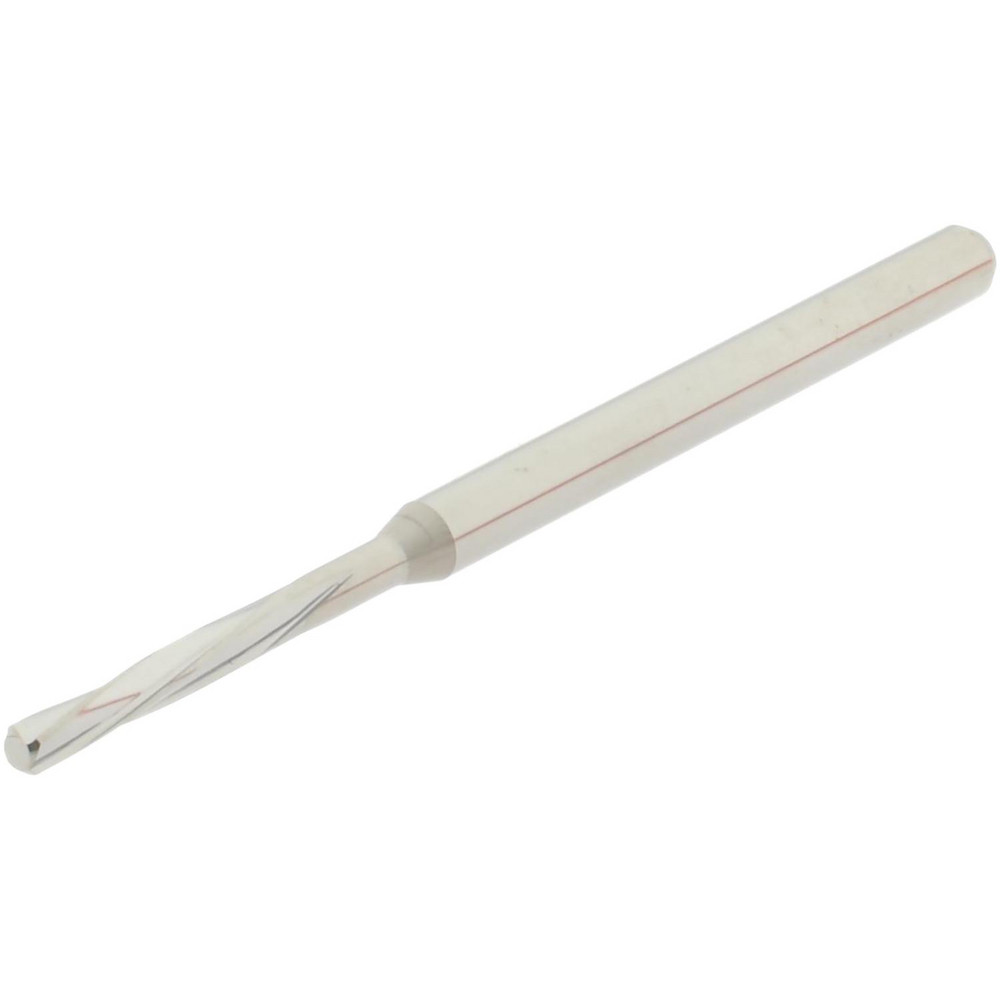 Hertel MR34-0752.406 Chucking Reamer: 0.0752" Dia, 1.9685" OAL, 0.7087" Flute Length, Straight Shank, Solid Carbide Image