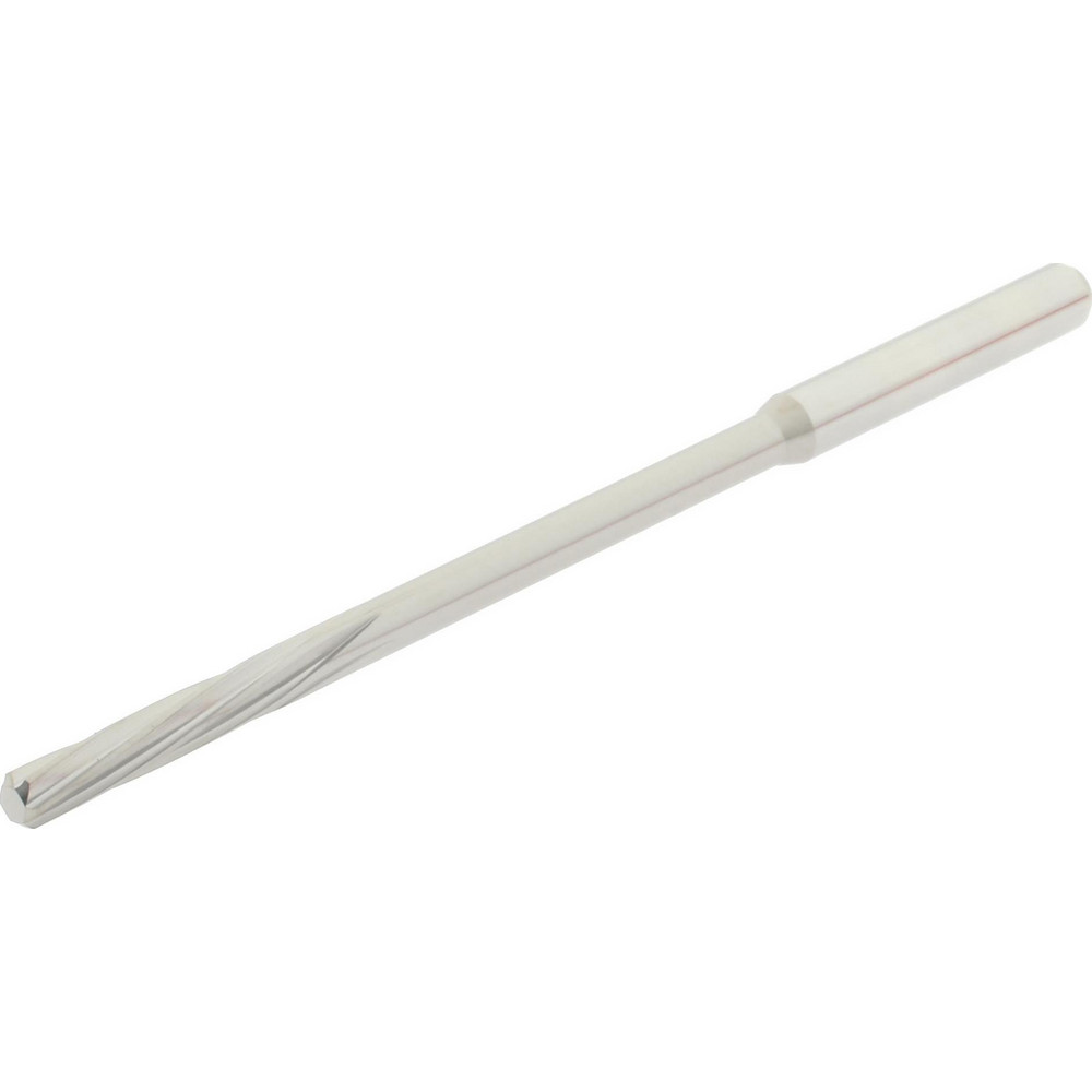 Hertel MR46-1189.625 Chucking Reamer: 0.1189" Dia, 2.9527" OAL, 2.0078" Flute Length, Straight Shank, Solid Carbide Image