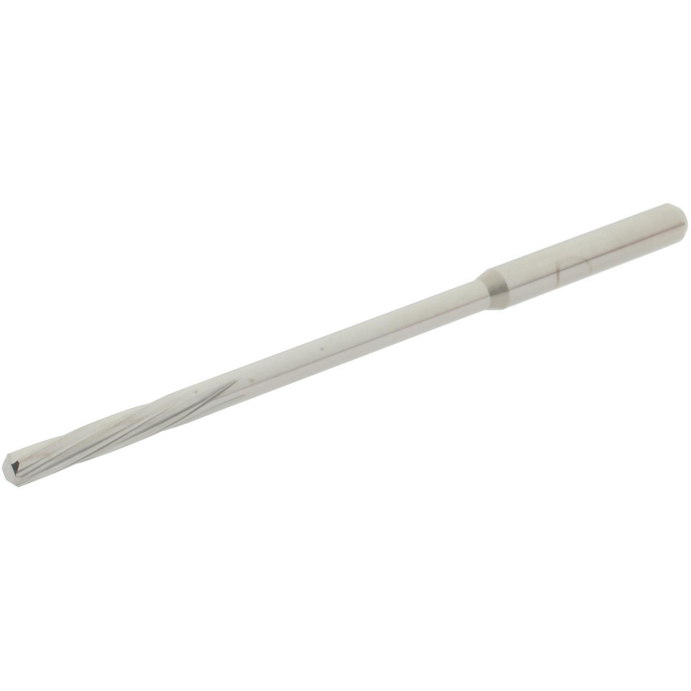 Hertel MR46-1169.625 Chucking Reamer: 0.1169" Dia, 2.9527" OAL, 2.0078" Flute Length, Straight Shank, Solid Carbide Image
