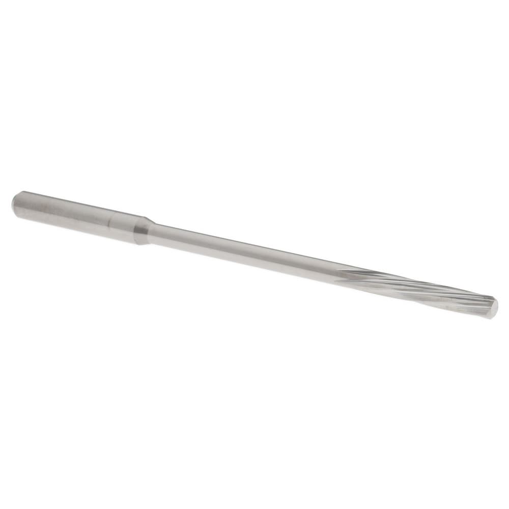 Chucking Reamer: 2.92 mm Dia, 75 mm OAL, 14 mm Flute Length, Spiral Flute, Straight Shank, Solid Carbide