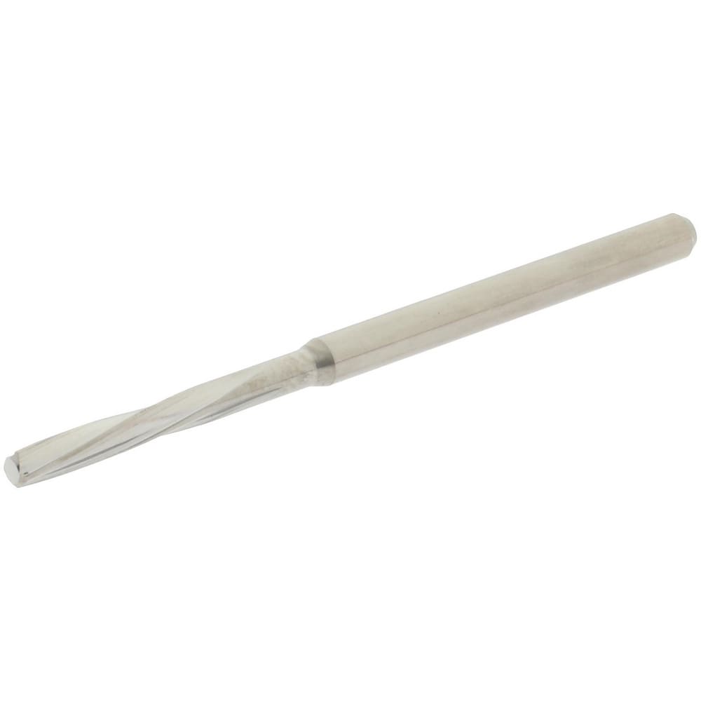 Hertel MR34-0917.438 Chucking Reamer: 0.0917" Dia, 1.9685" OAL, 0.7087" Flute Length, Straight Shank, Solid Carbide Image