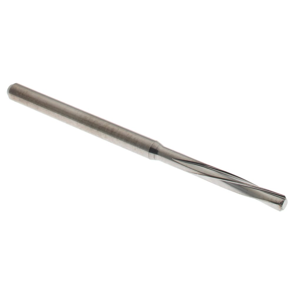Chucking Reamer: 2.31 mm Dia, 50 mm OAL, 11 mm Flute Length, Spiral Flute, Straight Shank, Solid Carbide