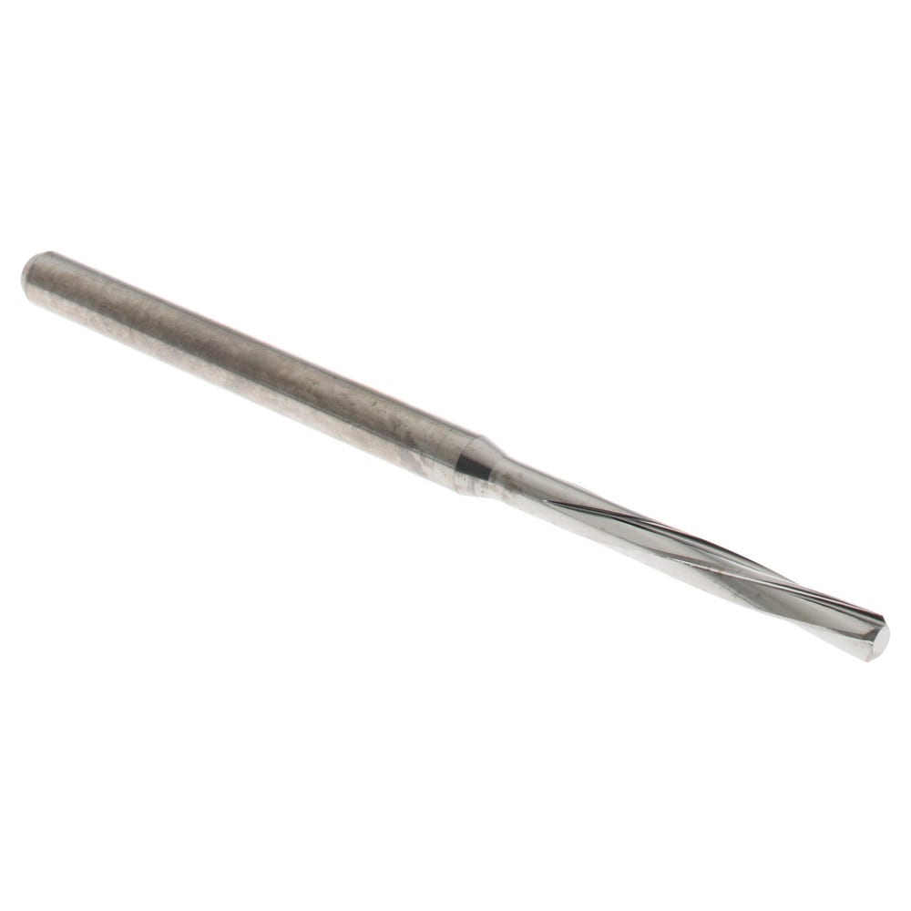 Chucking Reamer: 2.13 mm Dia, 50 mm OAL, 11 mm Flute Length, Spiral Flute, Straight Shank, Solid Carbide